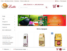 Tablet Screenshot of latte.ru